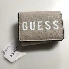 【未使用品】ミニ財布 GUESS グレー 三つ折り財布のサムネイル