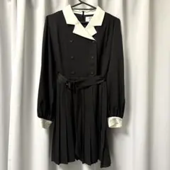 jouetie ダブルボタンプリーツワンピース