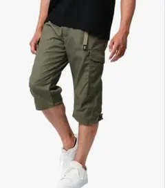 秋セール‼️OUTDOOR PRODUCTS 7分丈カーゴハーフパンツ