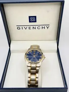 GIVENCHY ジバンシィ 07512P ネイビー文字盤 QZ メンズ腕時計のサムネイル