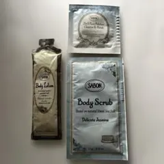 新品　SABON サンプルセット　ボディスクラブ　　フェイスポリッシャーのサムネイル