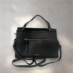 【美品】FIORELLI ブラックレザー レディース ハンドバッグ