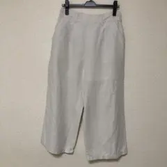 studio CLIPオフホワイト　ワイドパンツ イージーパンツ　M