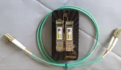 10GBase-SR SFP+モジュール2個+光ファイバーケーブル 1m
