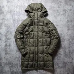 ノースフェイス 600FP ロングダウンコート カーキ XS レディース