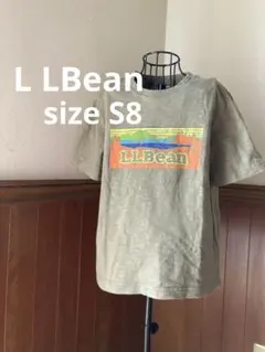 LLBean オリーブグリーン Tシャツ　ガールズ　s8