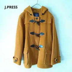 ジェイプレス ダッフル ポンチョコート ウール 茶 11号 日本製