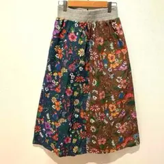 タグ付き未使用 goslowcaravan 　総柄　ロングスカート　総ゴム