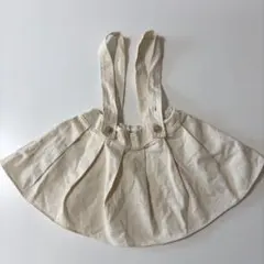 valu bebe アイボリー プリーツスカート