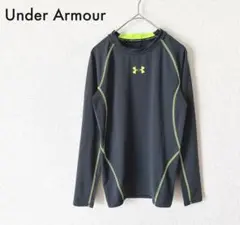 Under Armour 長袖シャツ グレー/グリーン ストレッチ トレーニング