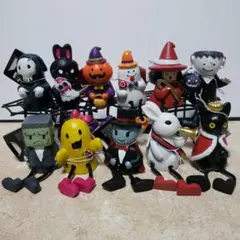 ハロウィン 置物　足ぶら人形 11体 かわいい