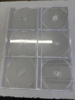 CDケース　空　6枚　厚さ7㎜