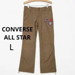 コンバース オールスター ワッペン カーゴパンツ ブラウン Y2K アメカジのサムネイル