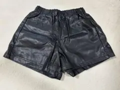 ANAP レザーショートパンツ