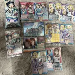 ラブライブサンシャイン カード＆クッションストラップ＆団扇2枚