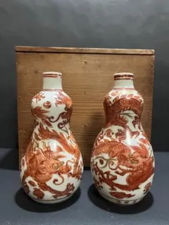 RITAO CHAN公式アカウント07さま】柿右衛門様式古伊万里瓢型19cm