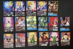 データカードダス　ドラゴンボールZ プレミアムカードセット　17枚