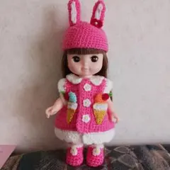 メルちゃん 帽子 ハンドメイド くま耳帽子 着せ替え - メルカリ