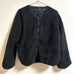 ティティベイト　titivate リバーシブルブルゾンジャケット　黒ブラック　M