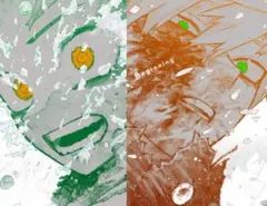 【新品未開封】僕のヒーローアカデミア 原画展 A2アートポスター2枚セット