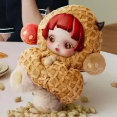 SKULLPANDA You Found Me ぬいぐるみペンダント ピーナッツ