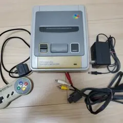 s*ド様 任天堂　スーパーファミコン 本体、コントローラー、ケーブル付き