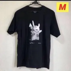 UNIQLO ポケモン ピカチュウ Ｔシャツ ユニクロ サイズM 黒のサムネイル