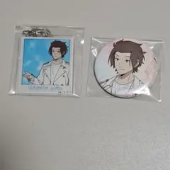 ワールドトリガー 迅悠一 アクリルキーホルダー 缶バッジ ファミマ 桜 春