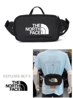新品未使用 ノースフェイス EXPLORE ウェストバッグ S ブラック色