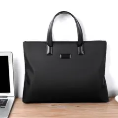 ビジネス バッグ 通勤 A4 シンプル 上品 撥水性 就活 実用性 内外ポケット