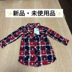 【新品・未使用品】♡ELFIN DOLL チェック柄シャツ 90cm♡