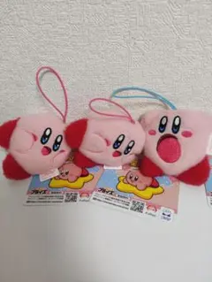 星のカービィ ふわもこワッペンマスコット 2種 3体
