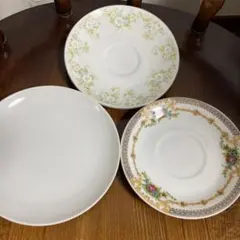 お皿3枚セット　昭和レトロ　年代物