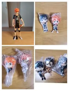 【美品未開封含む】ハイキュー　フィギュア　ミニフィギュア 烏野高校　8点セット