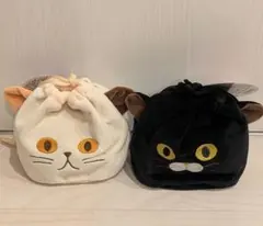 カルディ　くたくたねこ　巾着　ポーチ　ポシェット　8点 KALDI - カルディ くたくたねこ 巾着 ポーチ ポシェット 8点の