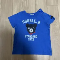 ミキハウス　DOUBLE.B 半袖Tシャツ ブルー 90cmのサムネイル