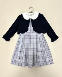 【美品】120 anyFAM KIDS セレモニー用フォーマル3点セット