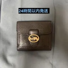 COACH 財布 ブラック 黒 2つ折り
