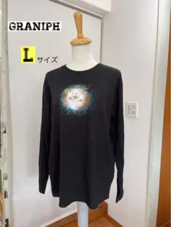 【美品♡】graniph インザスーパーノヴァ　ロンT ネコのサムネイル