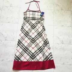BURBERRY バーバリー　 ノバチェック　ロングワンピース　デットストックのサムネイル