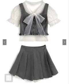 ※即購入OK グレイル　セットアップグレーMサイズ