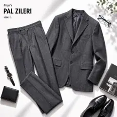 美品✨️ パルジレリ　PAL ZILERI スーツ セットアップ イタリア製　Lのサムネイル