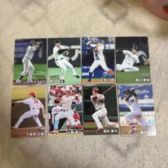 カルビー プロ野球カード 1975、1976 田淵幸一、中村勝広、他 7枚