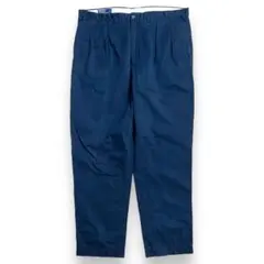 90s ポロバイラルフローレン 2タック ANDREW PANT ポロチノ 紺色