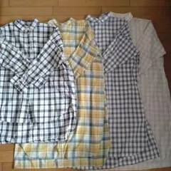 earth music&ecology チェック柄シャツワンピース ＆シャツ