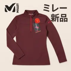 ミレー レディース長袖シャツ MDJWT61582 バーガンディ 新品