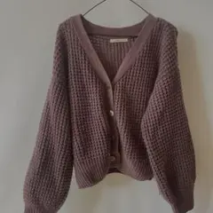 Ray Cassin/レイカズン ケーブルニットカーディガン