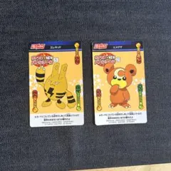 ポケモン　　バトルシール　エレキッド　ヒメグマ
