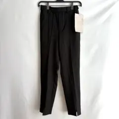 新品未使用タグ付き　mir..✕yuko ロングパンツ　黒　ブラウス　無地　M