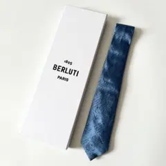 試着のみ未使用 ベルルッティ カリグラフィー ネクタイ シルク